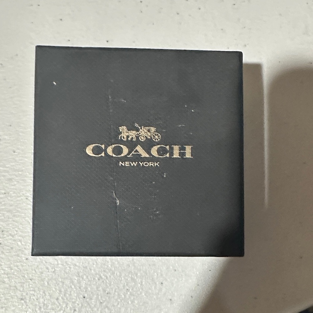 Coach Gold-Tone Cherry Pendant Necklace with Red Accents - Picture 2 of 3